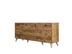 Buffet en bois "Elite" - 180 x 45 x 80 cm - Marron