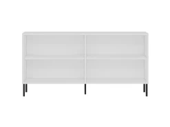 Buffet en bois "Evolet" - 150 x 36 x 75 cm - Blanc