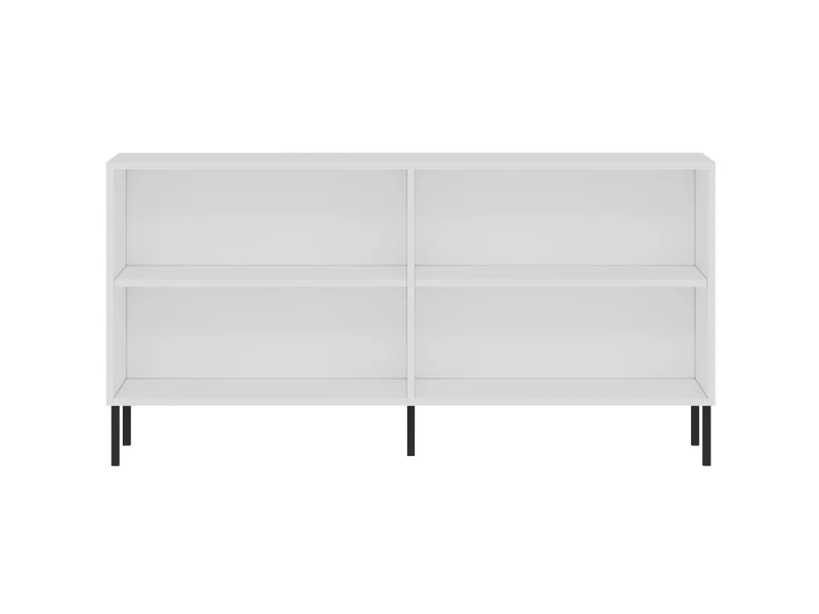 Buffet en bois "Evolet" - 150 x 36 x 75 cm - Blanc