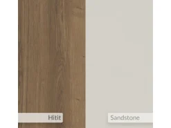 Buffet en bois "Gora Wide" - 180 x 36 x 82 cm - Crème