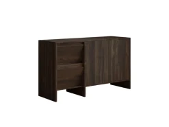 Buffet en bois "Laris 130" - 130 x 44 x 82 cm - Marron