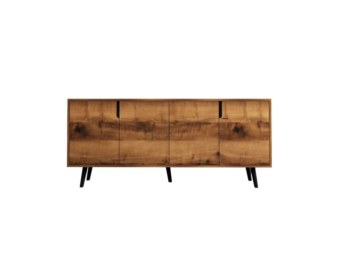 Buffet en bois "Latina" - 180 x 45 x 80 cm - Marron