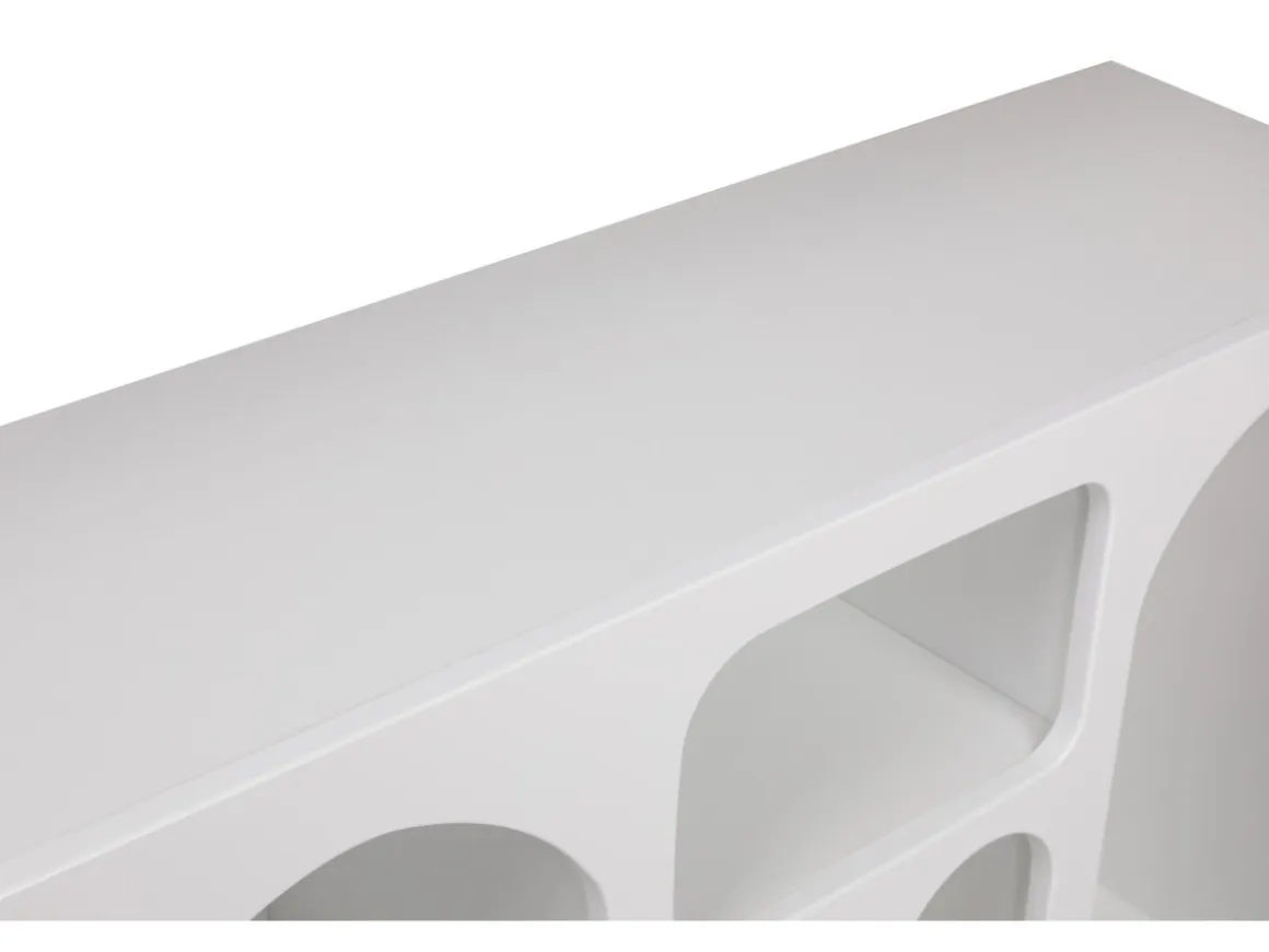 Buffet en bois "Liva" - 120 x 37 x 74 cm - Blanc
