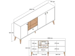 Buffet en bois 