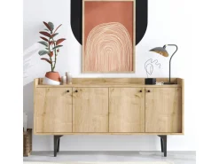 Buffet en bois "Navi" - 150 x 40 x 80 cm - Beige