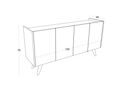 Buffet en bois