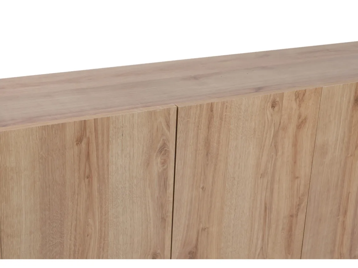 Buffet en bois "Pekin" - 150 x 40 x 76 cm - Marron