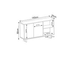 Buffet en bois