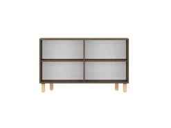 Buffet en bois "Roger" - 120 x 30 x 74 cm - Marron