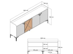 Buffet en bois 
