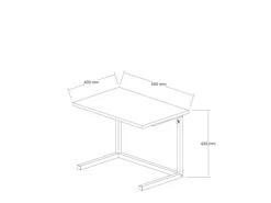 Bureau d'appoint en bois 