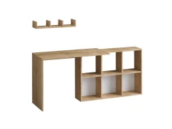 bureau en bois "Blake" 74 x 45 x 145 cm - Chêne