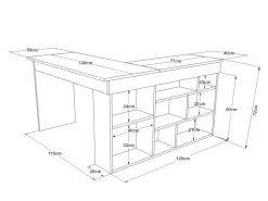 Bureau en bois 