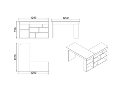 Bureau en bois 