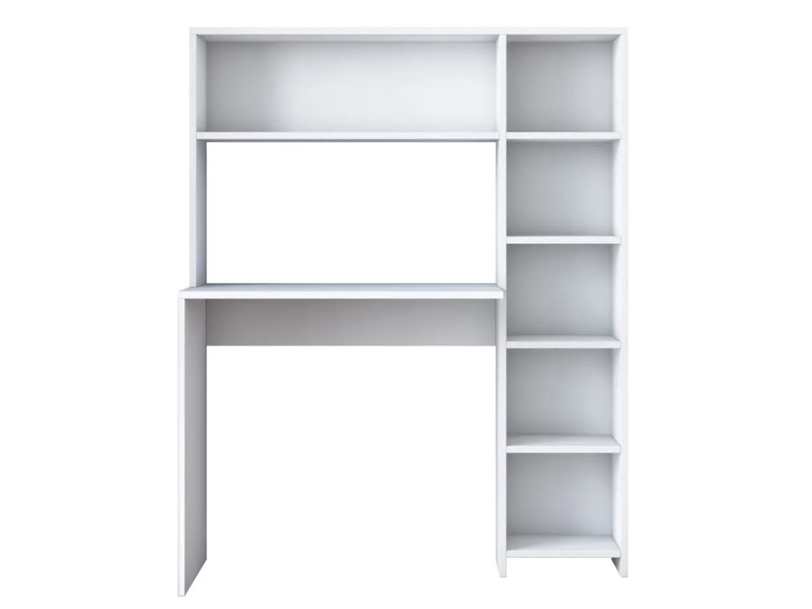bureau en bois "Haham" 113 x 40 x 142 cm - Blanc