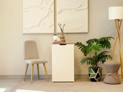 Bureau en bois "Modulo" - 97 x 47 x 75 cm - Beige