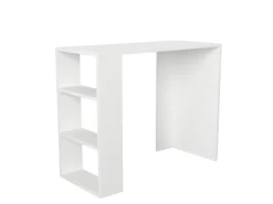 Bureau en bois "Netenya" - 90 x 40 x 74 cm - Blanc