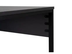 Bureau en bois "Twin Study Desk" - 240 x 60 x 74 cm - AnthraciteNoir