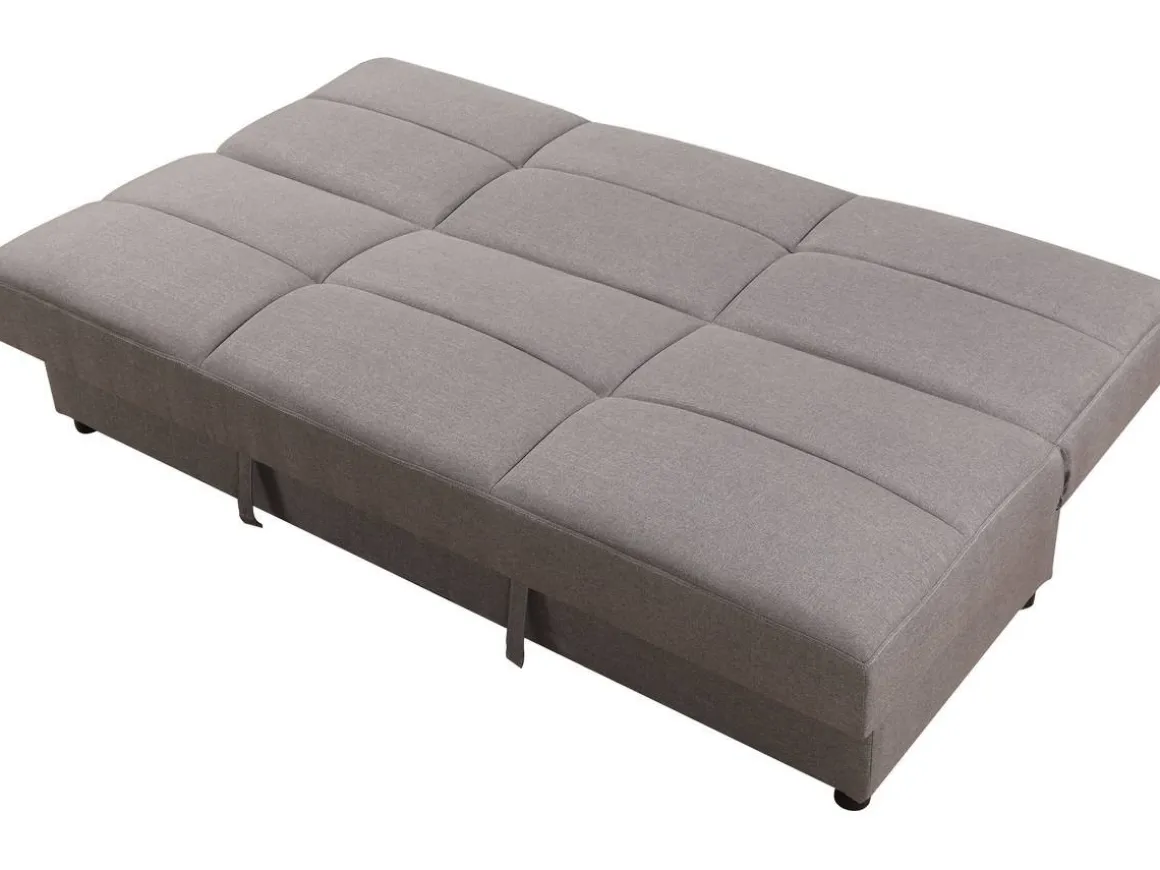 Canapé Clic-Clac "Enzo" - 186 x 80 x 87 cm - 3 places - Gris