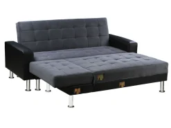 Canapé d'angle convertible et réversible 