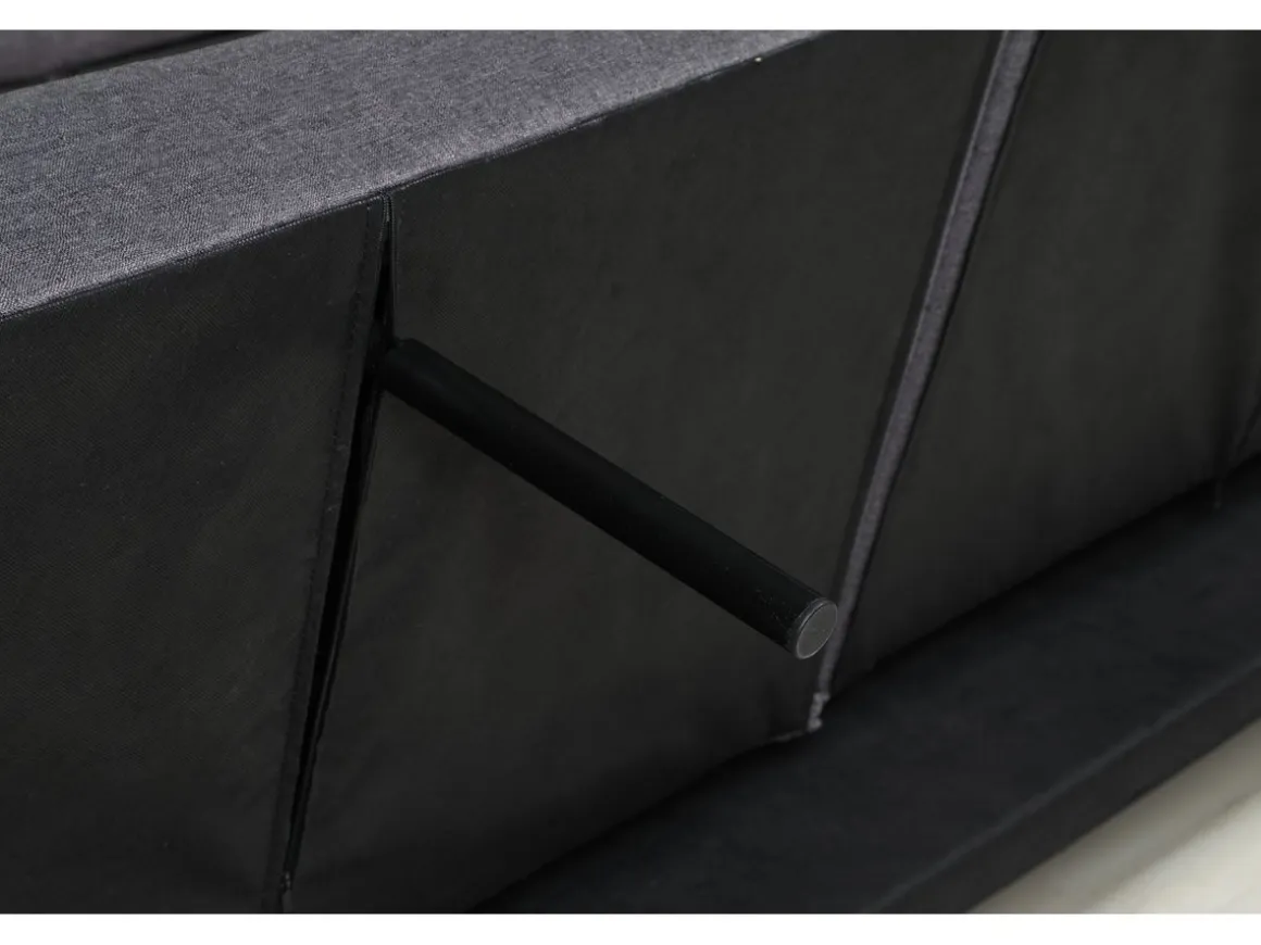 Canapé d'angle convertible et réversible "Jules" - 3 places - Gris