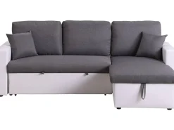 Canapé d'angle convertible/ réversible avec coffre 