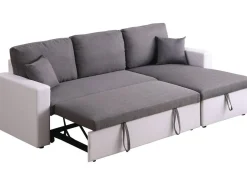 Canapé d'angle convertible/ réversible avec coffre 