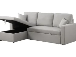Canapé d'angle convertible/ réversible avec coffre