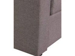 Canapé d'angle convertible/ réversible avec coffre "Alain" - 3 places - Taupe