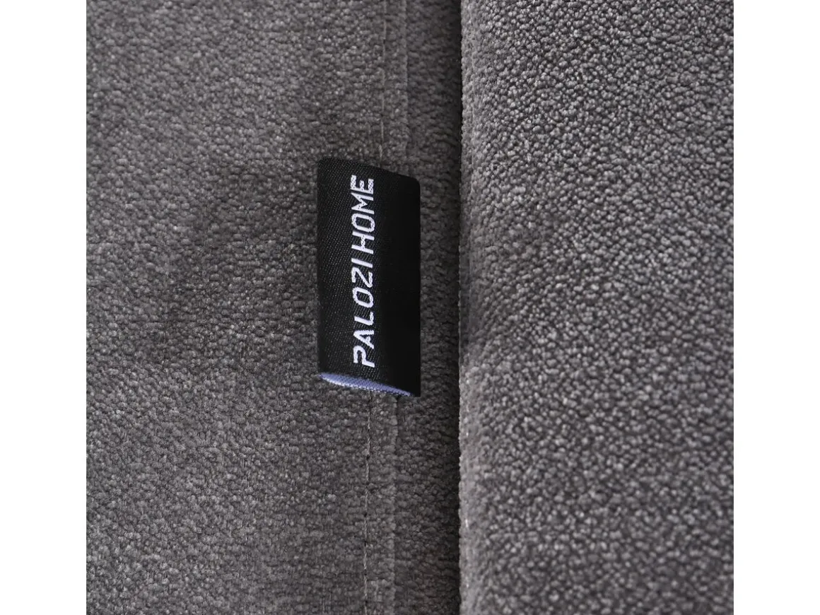 Canapé d'angle convertible tissu chenille 3 places - "Trocadero" - Gris