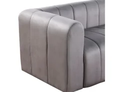 Canapé d'angle en velours 窶弖ictor Hugo窶