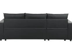 Canapé d'angle réversible/convertible en tissu 