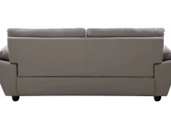 Canapé fixe en cuir reconstitué et PVC