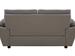 Canapé fixe en cuir reconstitué et PVC