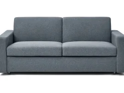 Canapé lit convertible express en tissu "Diana" - Gris