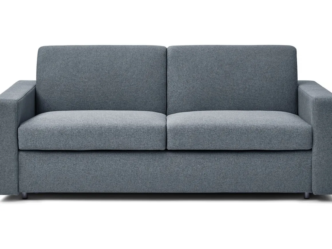 Canapé lit convertible express en tissu "Diana" - Gris