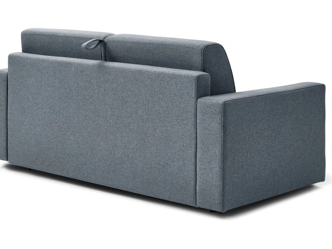 Canapé lit convertible express en tissu "Diana" - Gris