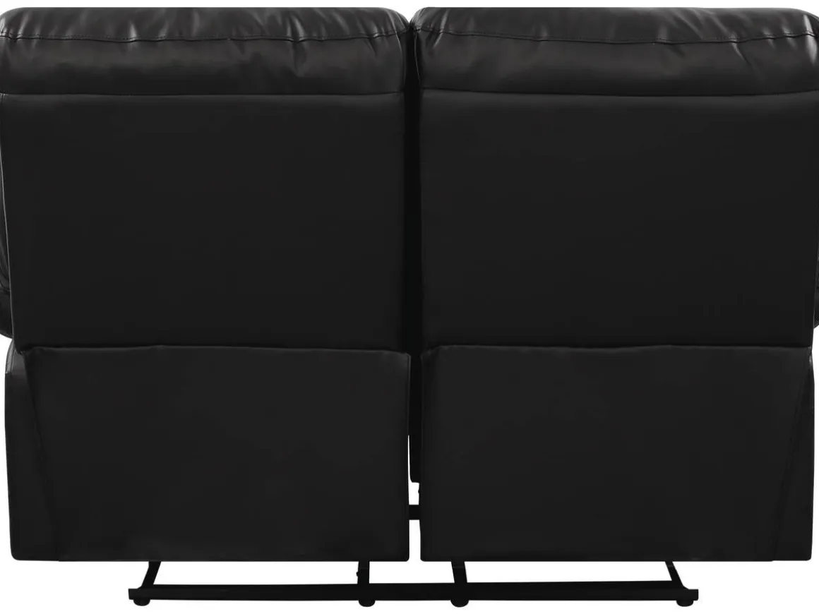 Canapé relax "Lincoln" - 147 x 89 x 103 cm - 2 places - Noir