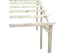 Carport voiture en bois "Solar II" 3 x 5 x 2.4