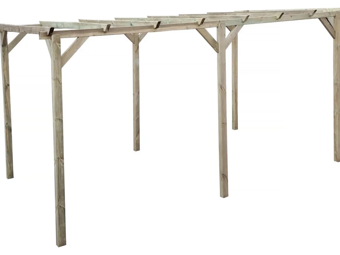 Carport voiture en bois "Sunny" 3 x 5 m