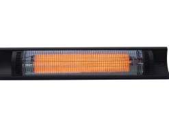 Chauffage électrique radiant en fibre de carbone "Bola" - 2000W - Noir
