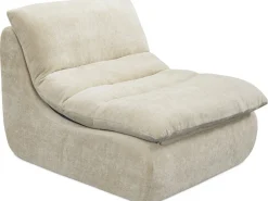Chauffeuse en tissu texturé