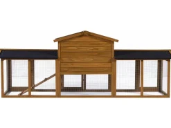 Clapier pour lapin avec 1 étage en bois