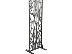 Clôture décorative en métal "Tree" 50 x 150 cm - Anthracite