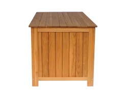 Coffre de jardin en bois "Macao" - 130 x 64 x 60 cm - Marron