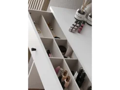 Coiffeuse avec miroir en bois