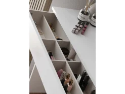 Coiffeuse avec miroir en bois