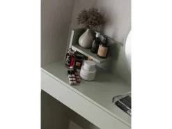 Coiffeuse avec miroir en bois
