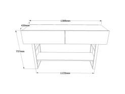 Console en bois 