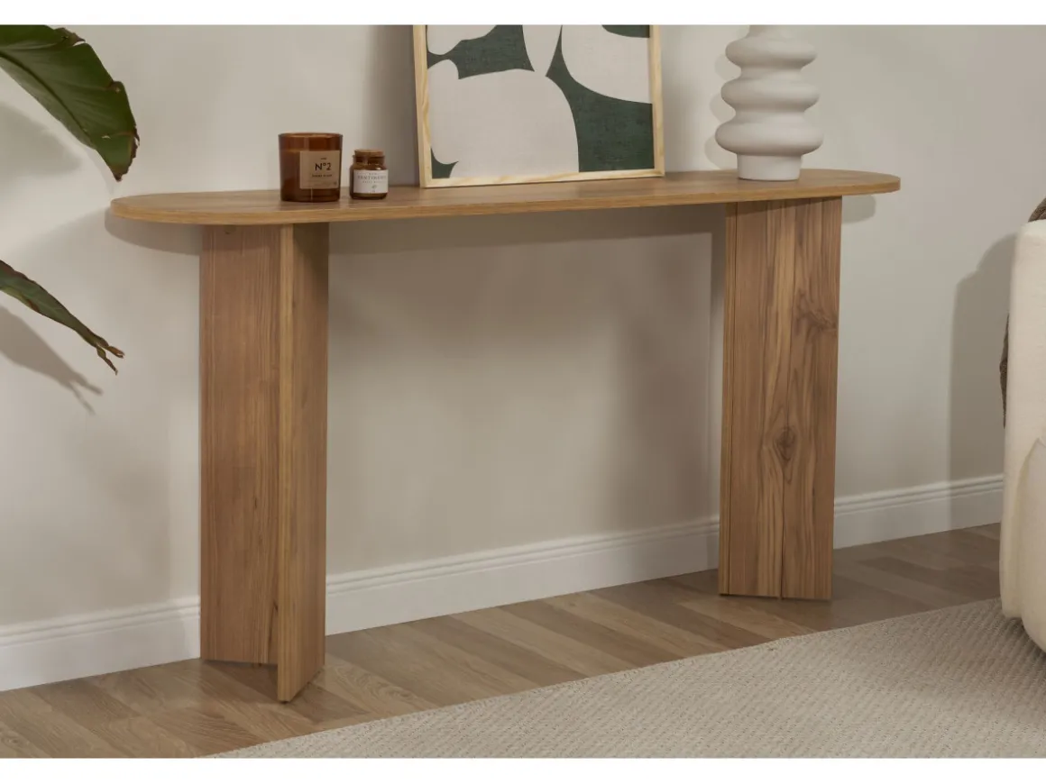 Console en bois "Sira" - 150 x 35 x 75 cm - Chêne